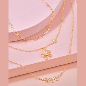 Boho Layered Necklace, Charmed Aroma Wanderlust Collection